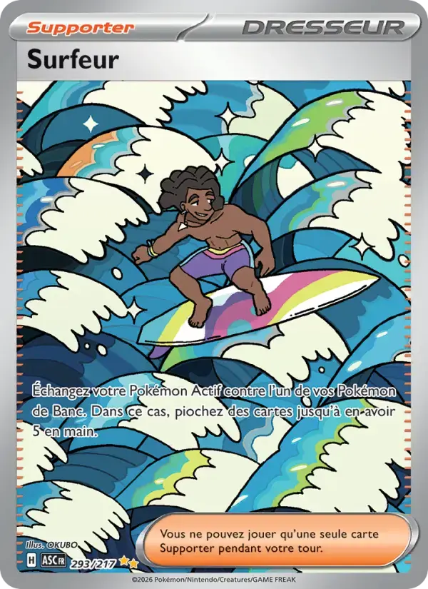 Carte Pokémon Surfeur #293 — Héros Transcendants