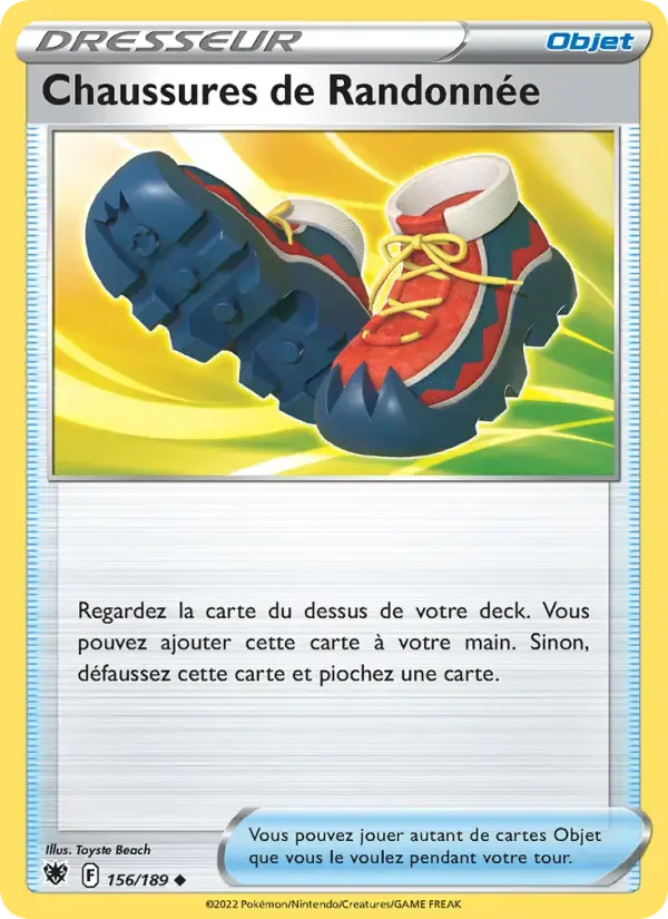Carte Pokémon Chaussures de Randonnée #156 — Astres Radieux