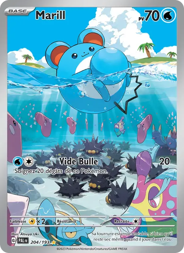 Carte Pokémon Marill #204 — Évolutions à Paldea