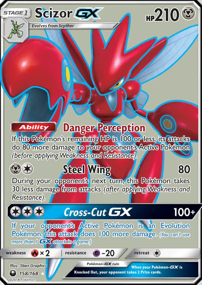 Scizor GX #158 — Celestial Storm