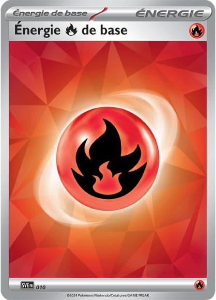 Carte Pokémon Énergie Feu #010 — Énergies Écarlate et Violet