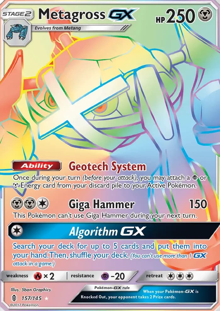 Metagross GX #157 — Guardians Rising