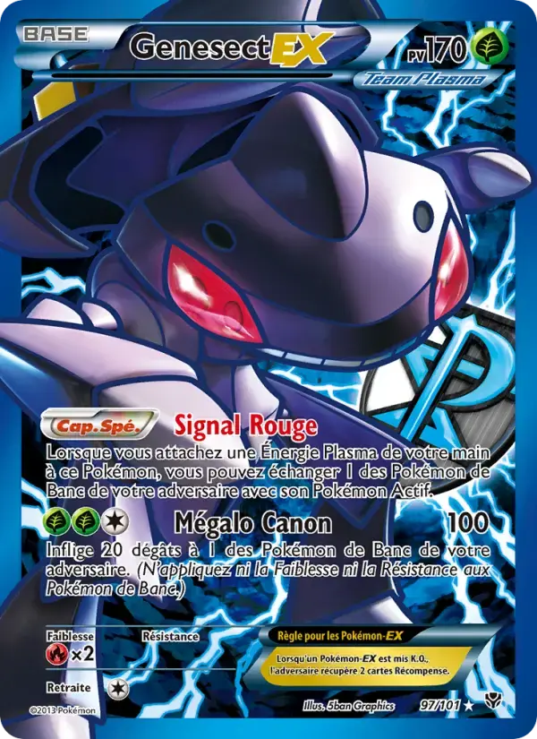 Carte Pokémon Genesect EX #97 — Explosion Plasma