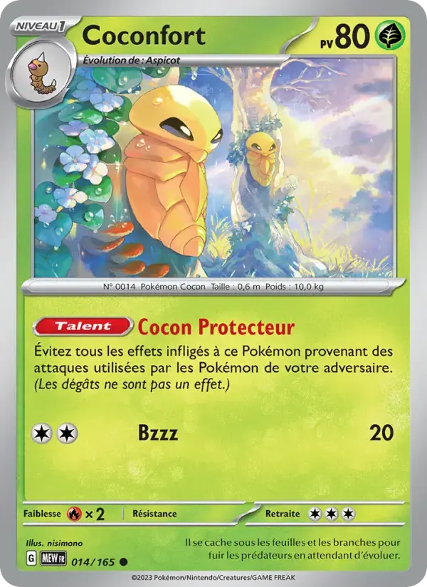 Carte Pokémon Coconfort #014 — Pokémon 151