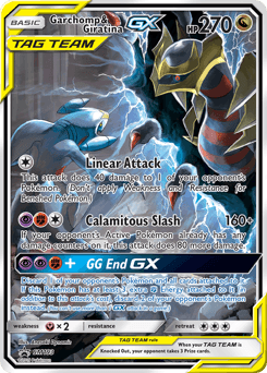 Carte Pokémon Carchacrok et Giratina GX #SM193 — Promos Soleil et Lune