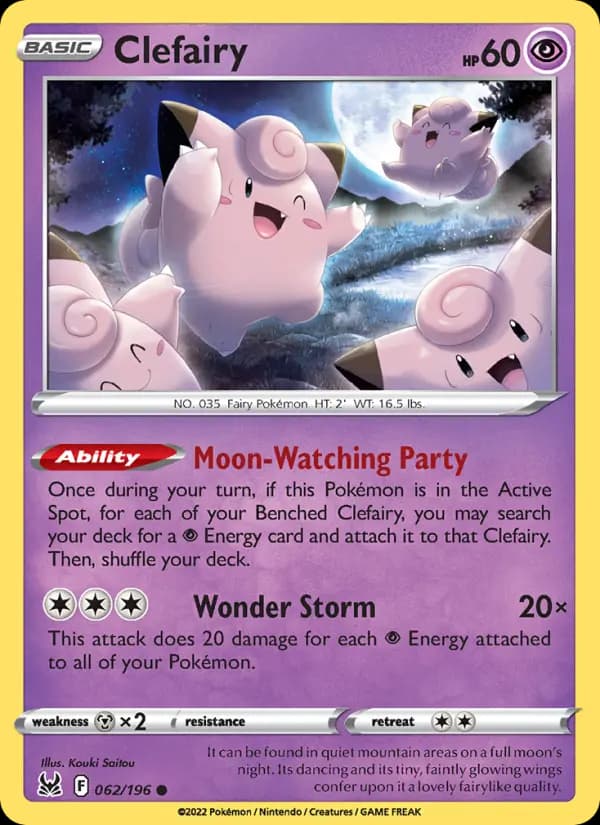 Clefairy #062 — Lost Origin