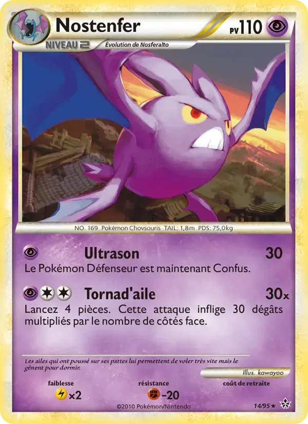 Carte Pokémon Nostenfer #14 — Déchaînement