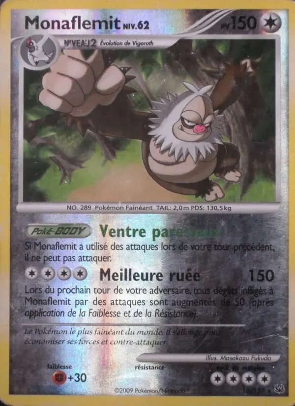 Carte Pokémon Monaflemit #16 — Platine