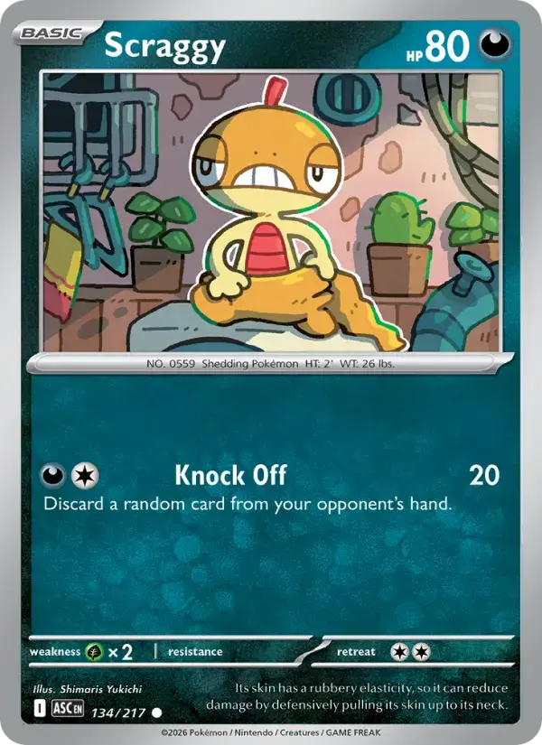 Scraggy #134 — Ascended Heroes
