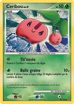 Carte Pokémon Ceribou #56 — Tempête