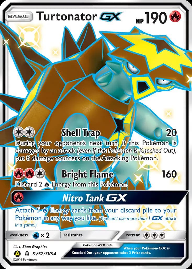 Turtonator-GX #SV52 — Hidden Fates