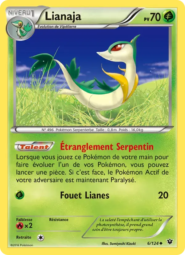 Carte Pokémon Lianaja #6 — Impact des Destins