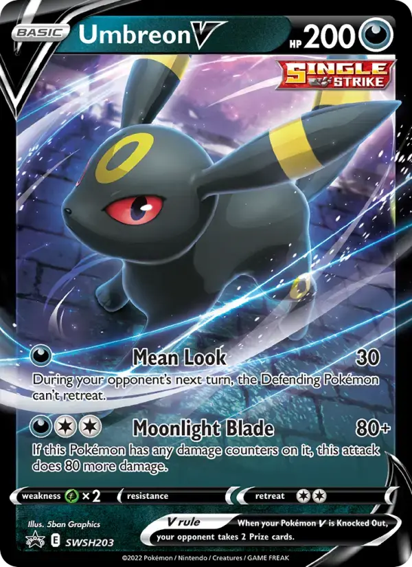 Umbreon V #SWSH203 — Sword & Shield Promos