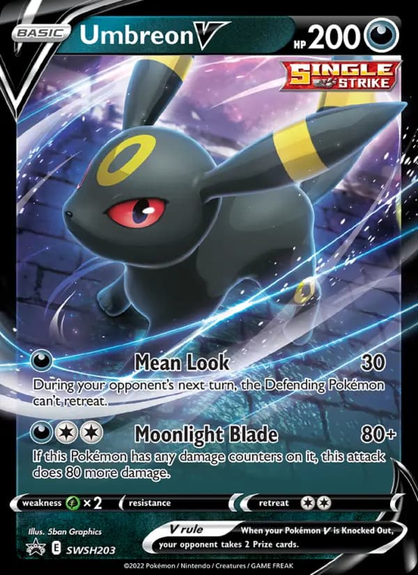Umbreon V #SWSH203 — Sword & Shield Promos