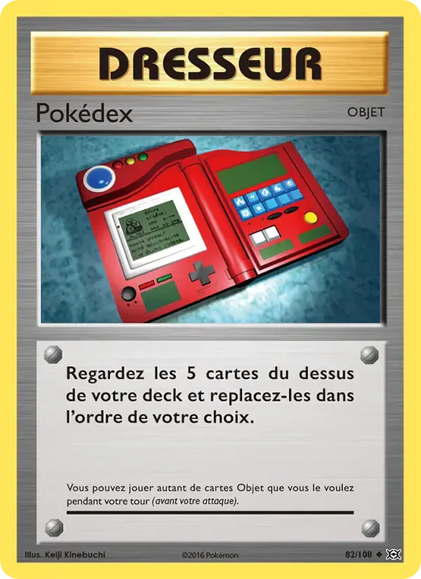 Carte Pokémon Pokédex #82 — Évolutions XY