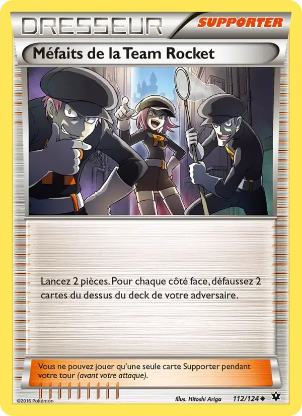 Carte Pokémon Méfaits de la Team Rocket #112 — Impact des Destins