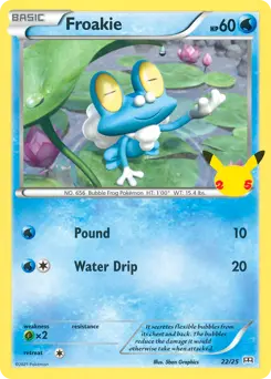 Froakie #22 — 2021 McDonald's Collection