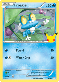 Carte Pokémon Grenousse #22 — 2021 Promo McDonald's