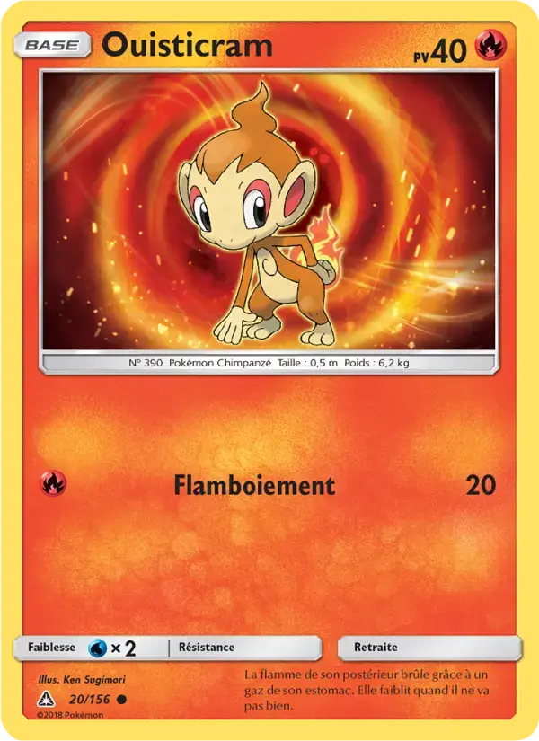 Carte Pokémon Ouisticram #20 — Ultra-Prisme
