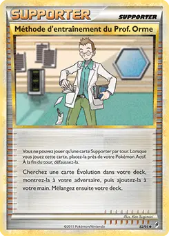 Carte Pokémon Méthode d'entraînement du Prof. Orme #82 — L'Appel des Légendes