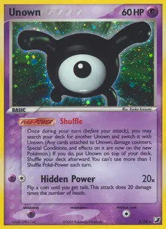 Carte Pokémon Zarbi #X — Forces Cachées