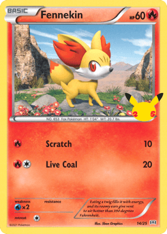 Carte Pokémon Feunnec #14 — 2021 Promo McDonald's