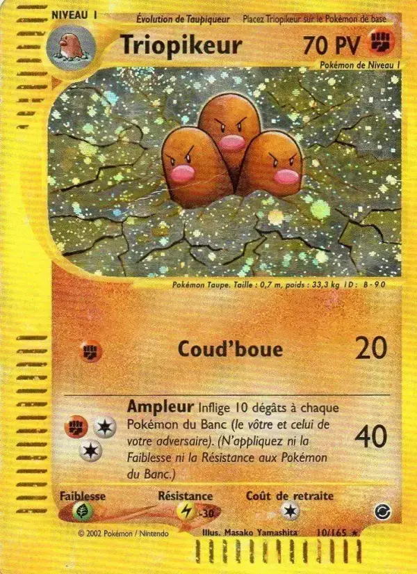 Carte Pokémon Triopikeur #10 — Expédition