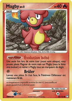 Carte Pokémon Magby #88 — Trésors Mystérieux