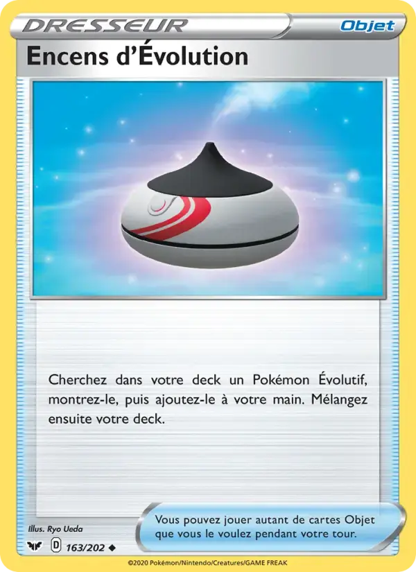 Carte Pokémon Encens d'Évolution #163 — Épée et Bouclier