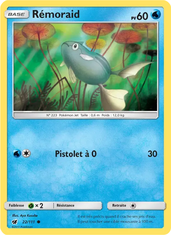 Carte Pokémon Rémoraid #22 — Invasion Carmin