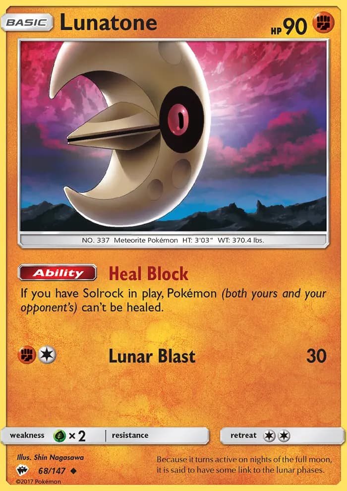 Lunatone #68 — Burning Shadows