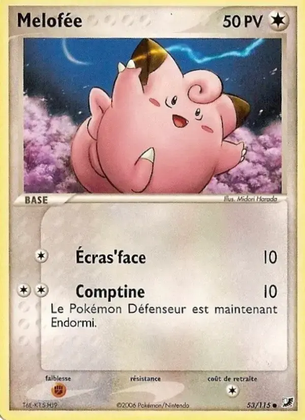 Carte Pokémon Melofée #53 — Forces Cachées