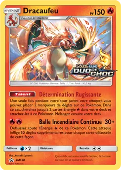 Carte Pokémon Dracaufeu #SM158 — Promos Soleil et Lune