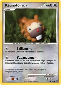 Carte Pokémon Keunotor #54 — Tempête