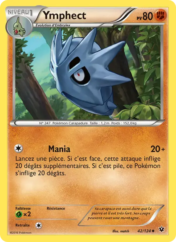 Carte Pokémon Ymphect #42 — Impact des Destins