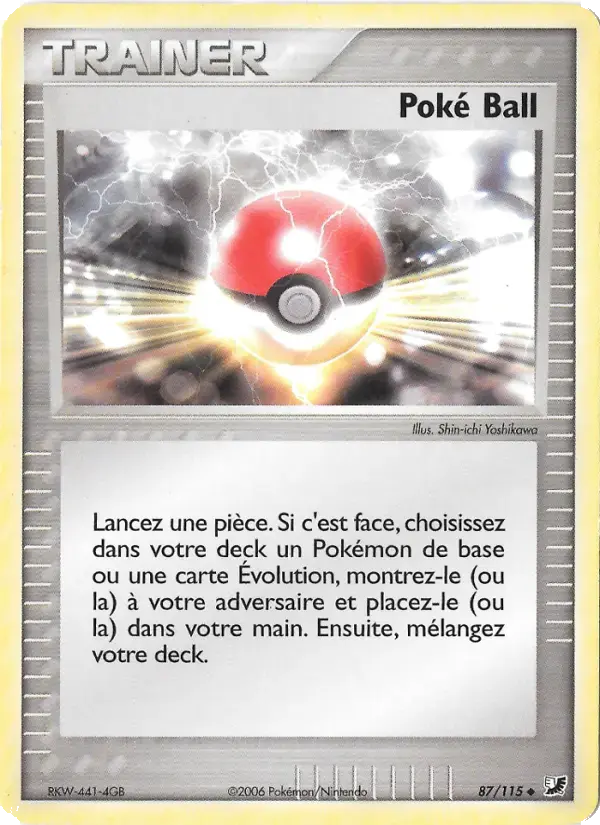 Carte Pokémon Poké Ball #87 — Forces Cachées