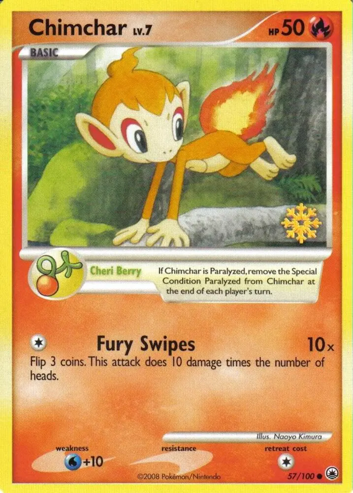 Carte Pokémon Chimchar #057 — Countdown Calendar Promos