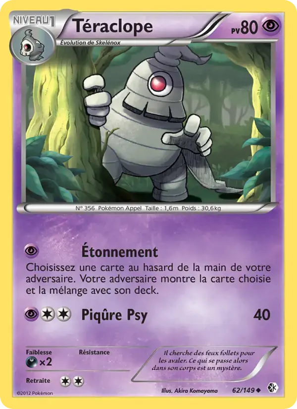 Carte Pokémon Téraclope #62 — Frontières Franchies
