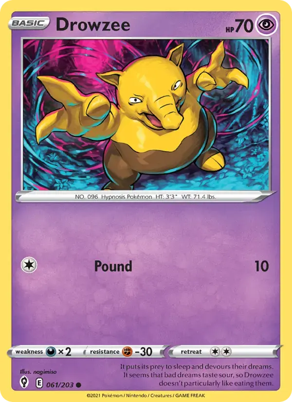 Drowzee #61 — Evolving Skies