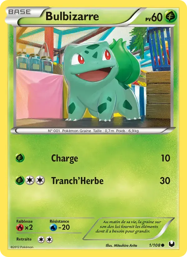Carte Pokémon Bulbizarre #1 — Explorateurs Obscurs