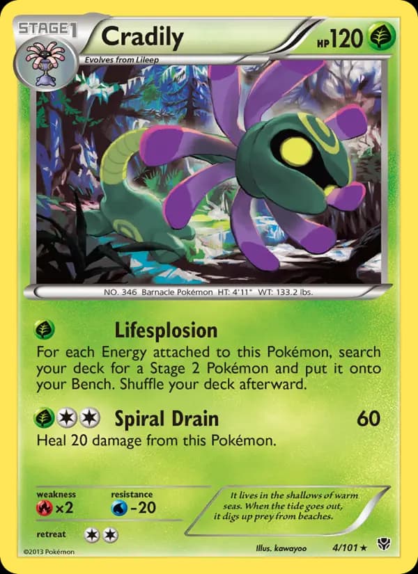 Cradily #4 — Plasma Blast