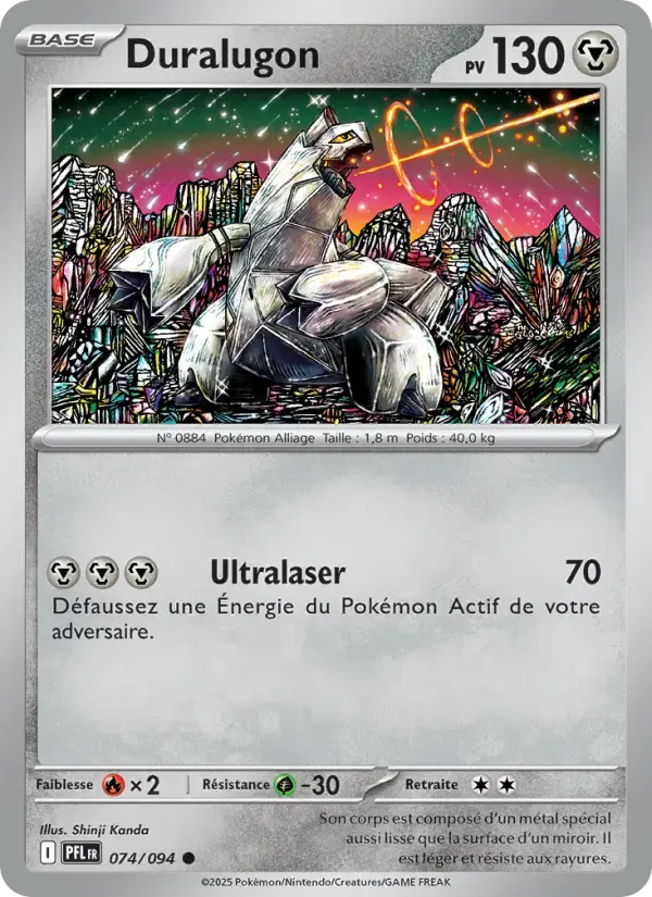 Carte Pokémon Duralugon #074 — Flammes Fantasmagoriques