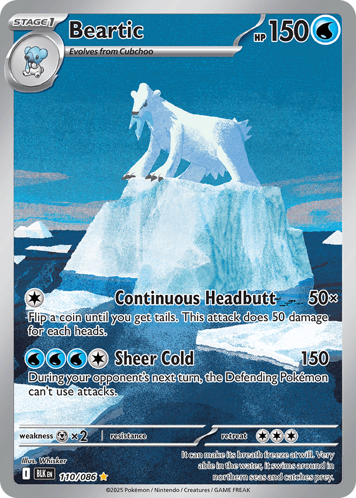 Carte Pokémon Polagriffe #110 — Foudre Noire