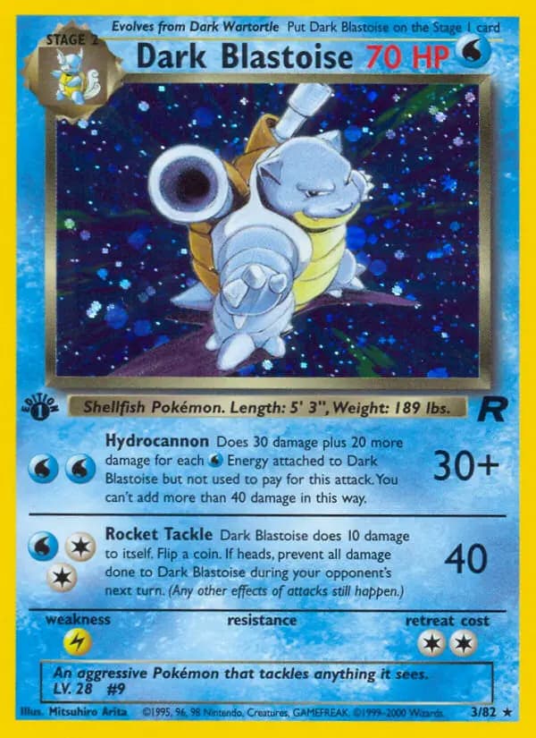 Dark Blastoise #3 — Team Rocket