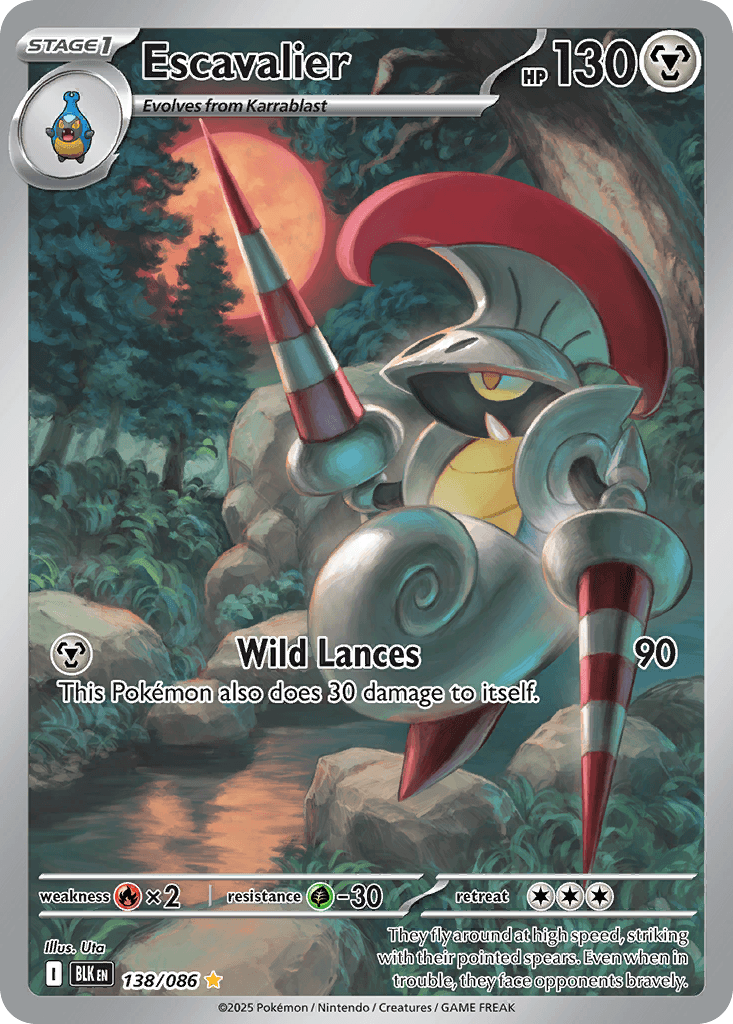 Carte Pokémon Lançargot #138 — Foudre Noire