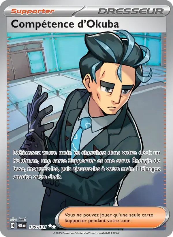 Carte Pokémon Compétence d'Okuba #139 — Évolutions Prismatiques