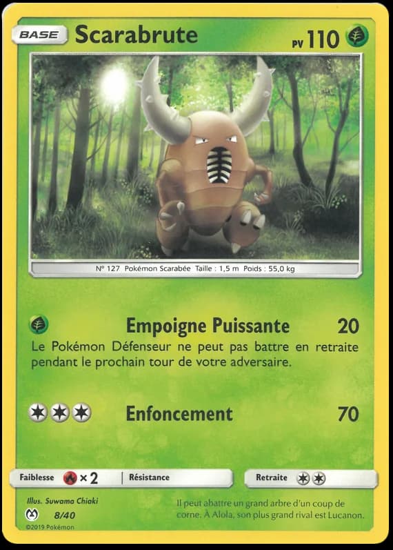 Carte Pokémon Scarabrute #8 — 2019 Promo McDonald's