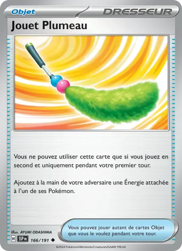 Carte Pokémon Jouet Plumeau #166 — Étincelles Déferlantes