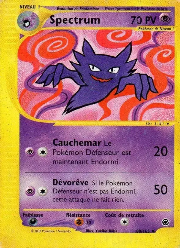 Carte Pokémon Spectrum #80 — Expédition