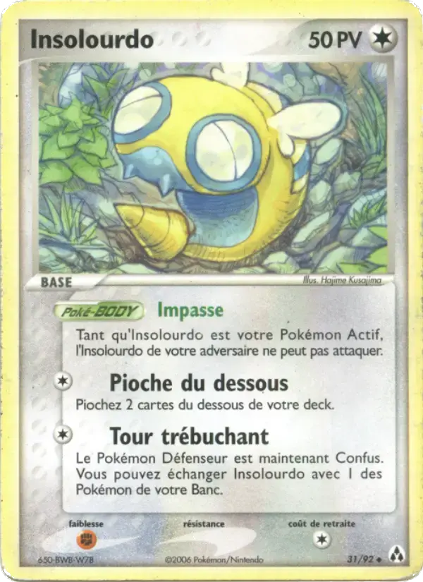 Carte Pokémon Insolourdo #31 — Créateurs de Légendes
